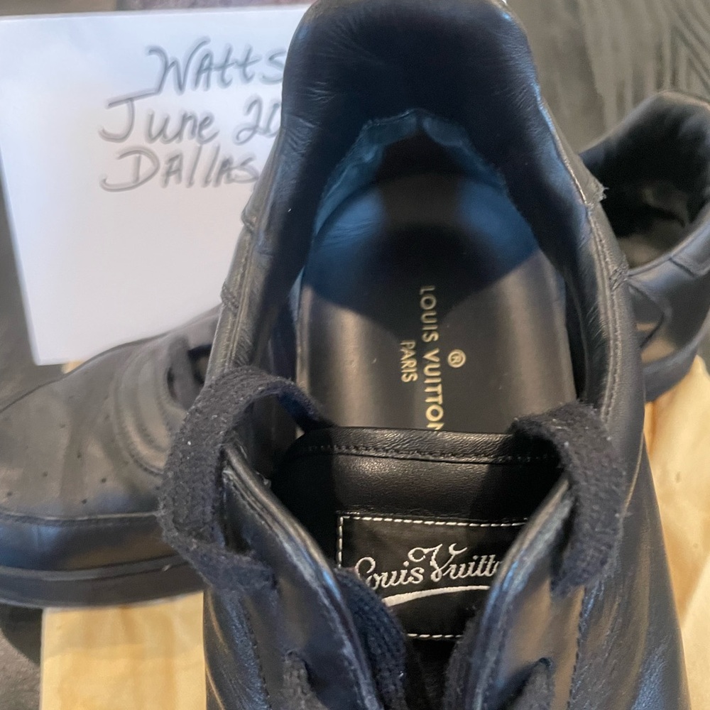Louis Vuitton Black Sneakers Sleek Design UK size 9.5/USA size 10.5 - Picture 4 of 7